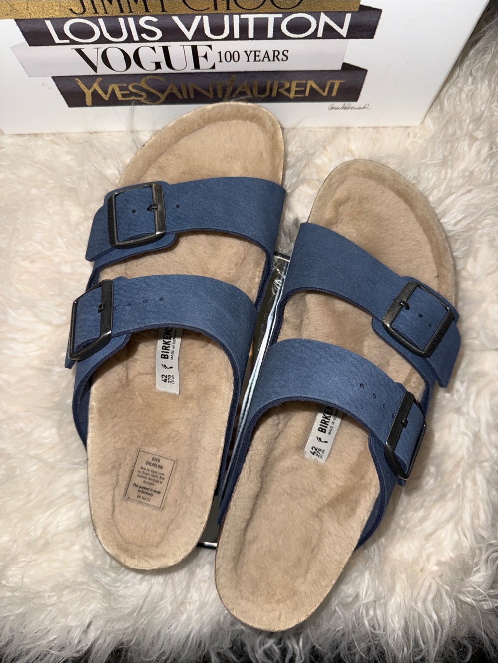 Birkenstock NWOTs Arizona Shearling Sandals